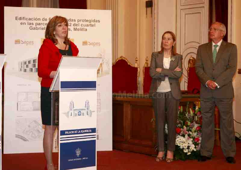 SEPES presenta en Melilla el proyecto de construcción de 60 viviendas en Gabriel de Morales