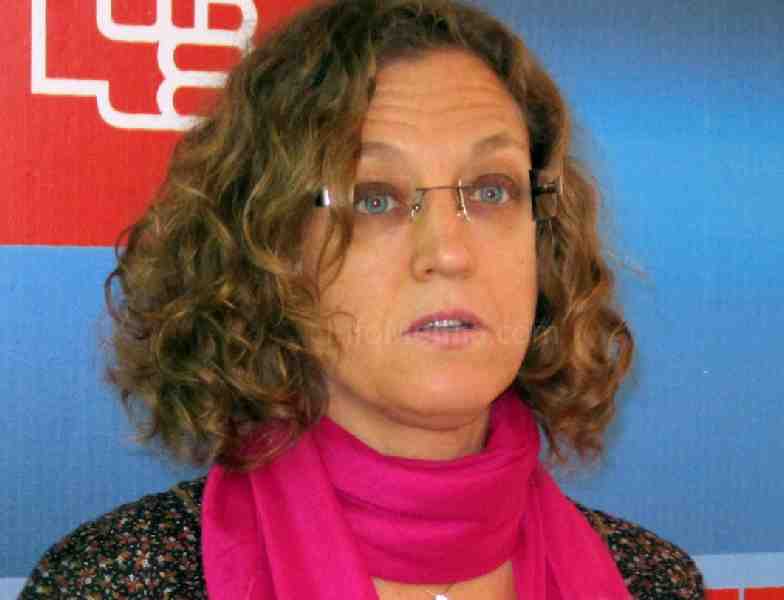 La número dos del PSOE local, Gloria Rojas