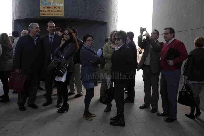 Jueces, abogados y procuradores de Melilla protestan contra la Ley de Tasas
