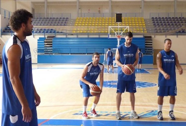 Imagen de una de las sesiones de entrenamiento