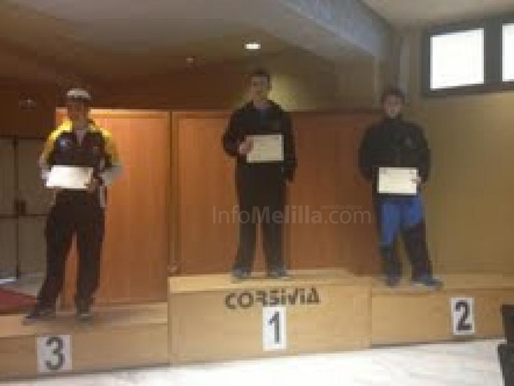Los melillenses en el podium
