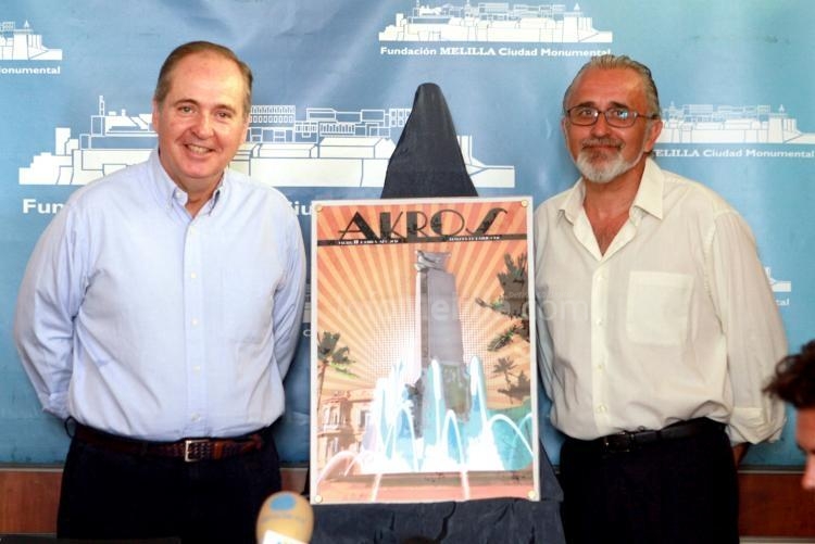 A la izquierda, José Vallés, presidente de la Fundación, junto a Salvador Gallego
