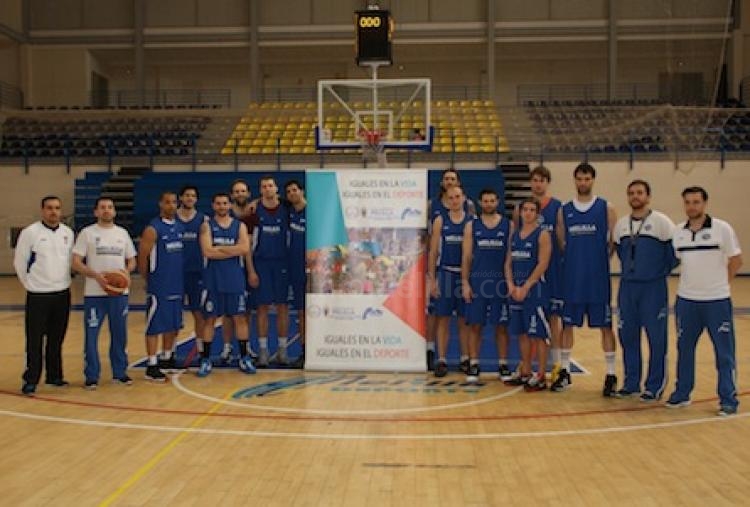 El Melilla Baloncesto se une a la campaña "Iguales en la vida. Iguales en el deporte"