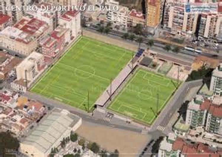 Instalaciones de la barriada malagueña de El Palo donde jugará el Melilla es te domingo