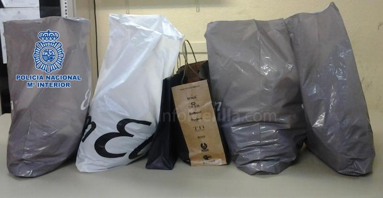 Detenida una mujer marroquí tras sustraer prendas de vestir de varios locales comerciales del centro de Melilla