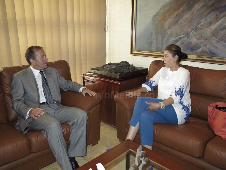 Samira Mizzian con Migurel Marín