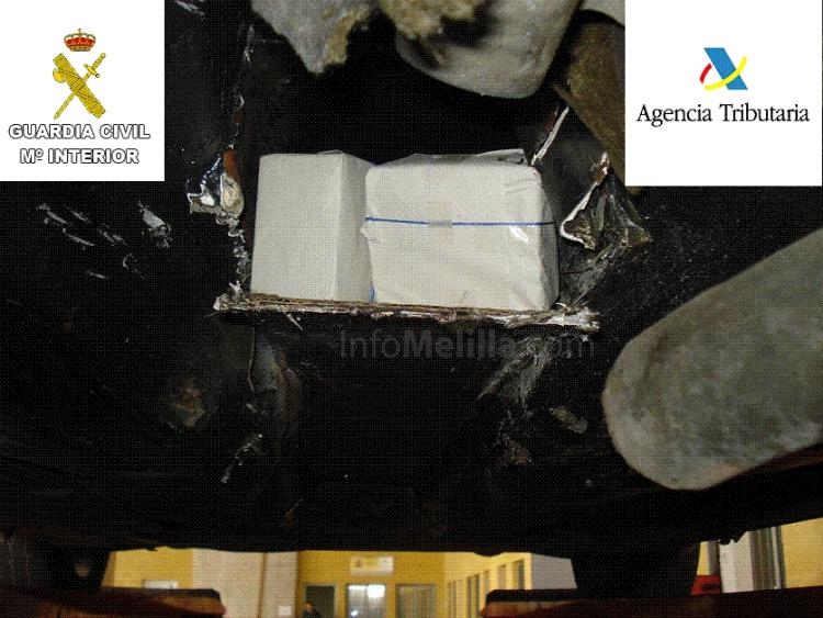 La Guardia Civil interviene 187 kilogramos de droga en cinco nuevas actuaciones en el Puerto de Melilla