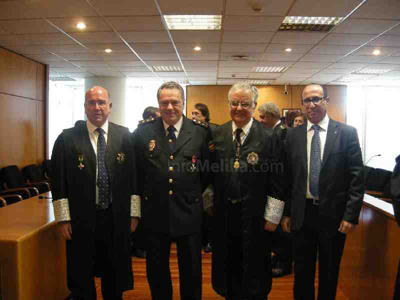 El Ministerio de Justicia distingue con la Cruz Sencilla de San Raimundo de Peñafort al Jefe de la Brigada de Policía Judicial de Melilla