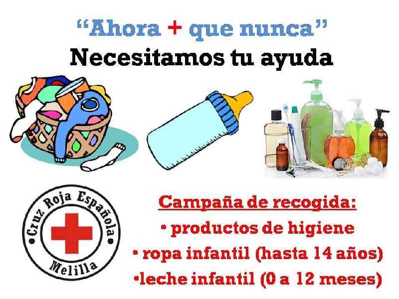 Cruz Roja inicia la nueva campaña ‘Ahora + que nunca: Necesitamos tu ayuda’ para recoger productos de primera necesidad