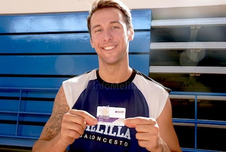 Sergi Pino, jugador de Melilla Baloncesto