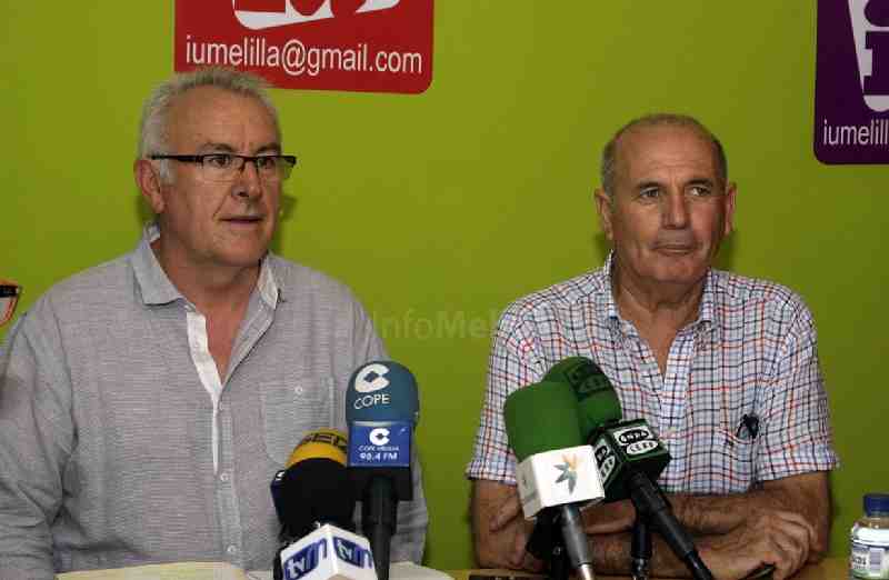 El líder de IU, Cayo Lara ha visitado Melilla