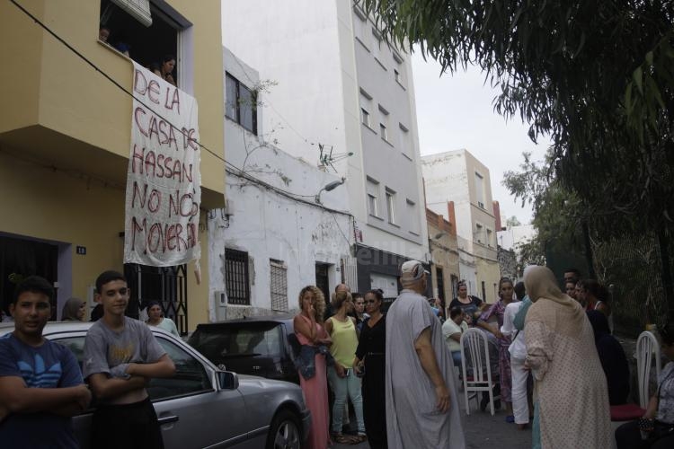 Paralizado el derribo de la vivienda de Vista Hermosa 12 ante la fuerte presión ciudadana