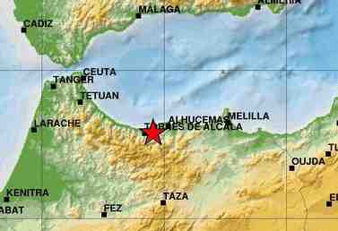 Sentido en Melilla un terremoto de magnitud 3,9 con epicentro en Alhucemas