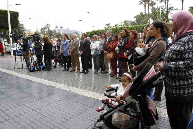 Concentración en Melilla a favor de la vida y en contra del aborto