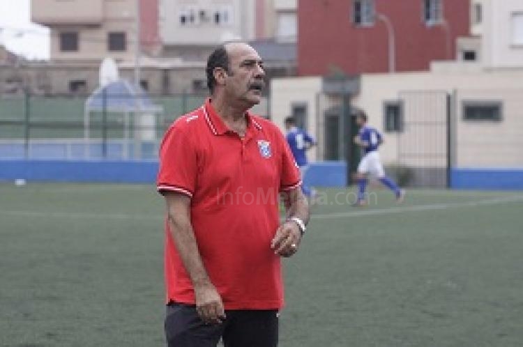 Felipe Sánchez ténico de la Ud Melilla B