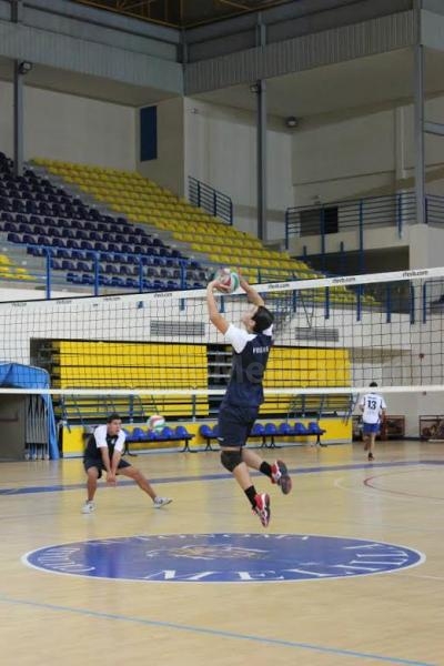 Mikael Tahiri en plena sesión de entrenamiento