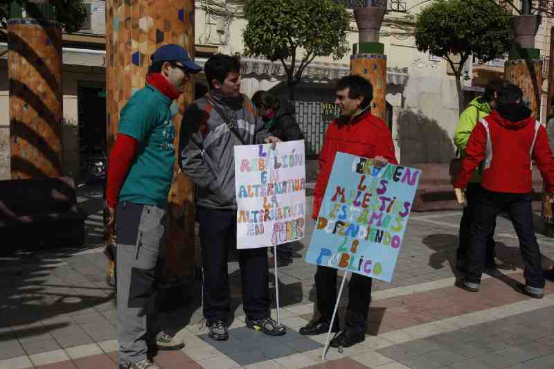 La 'Marea Humana' se concentra en Melilla para protestar por los recortes sociales del Gobierno central