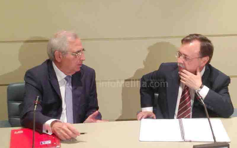 Imbroda y Vivas durante una reunión anterior