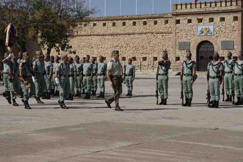 La Legión celebra el 50 aniversario de la talla del Cristo de la Buena Muerte
