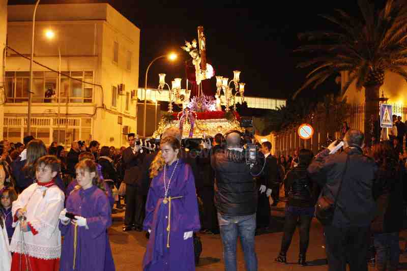 El Nazareno marca el meridiano de la Semana Santa de Melilla