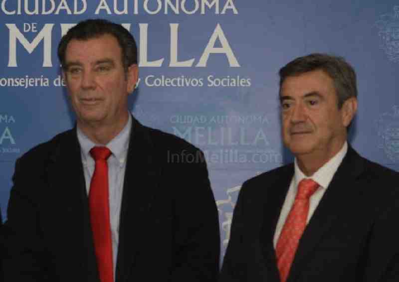 Antonio Miranda junto a José Manuel Calzado