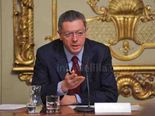 Alberto Ruiz Gallardón, ministro de Justicia