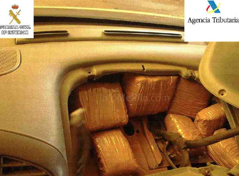 La Guardia Civil interviene 285 kilos de hachís en cinco actuaciones en Melilla