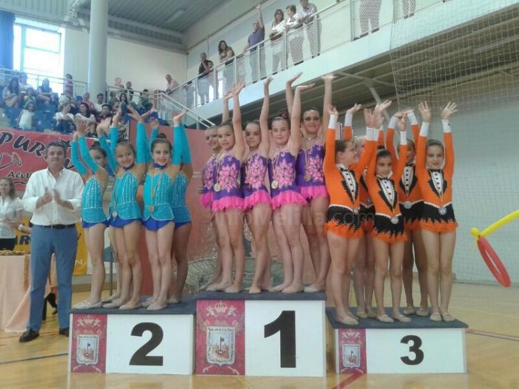 Gimnasia Rítmica: Éxito melillense en el Torneo de Vera con un oro y dos bronces