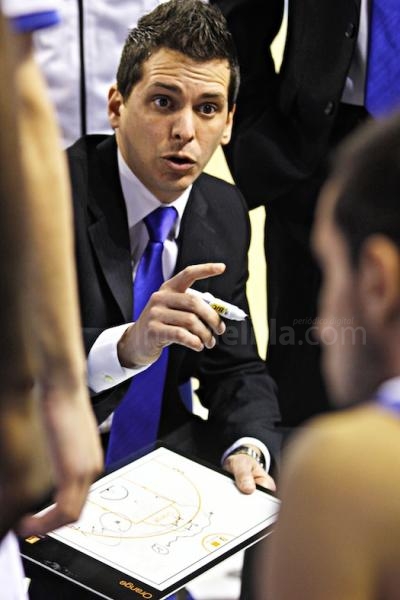 Otra imagen del nuevo segundo de a bordo de Melilla Baloncesto tras la marcha de Moya