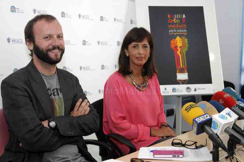 Bondanini y Mohatar durante la presentación del programa