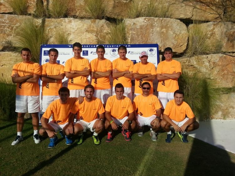 Formación del combinado melillense masculino