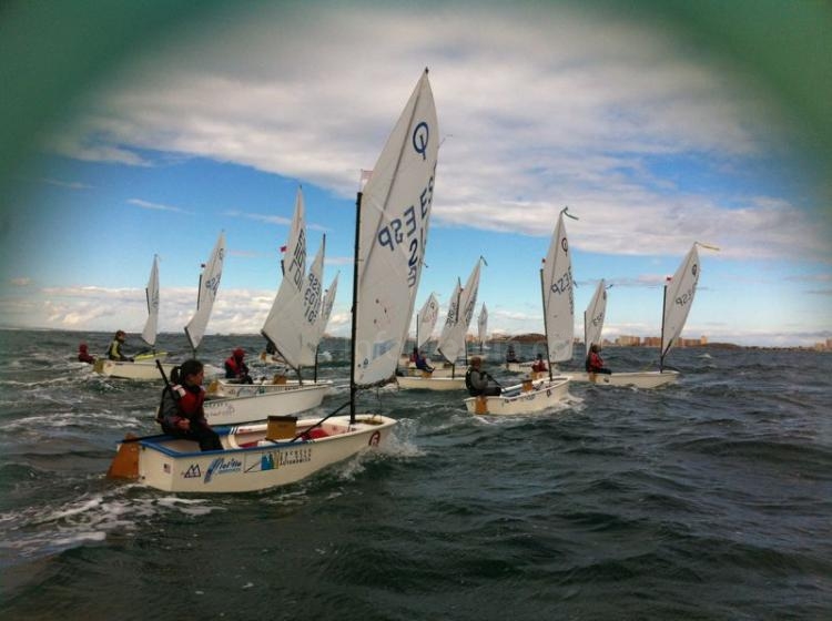 Un aspecto de la regata
