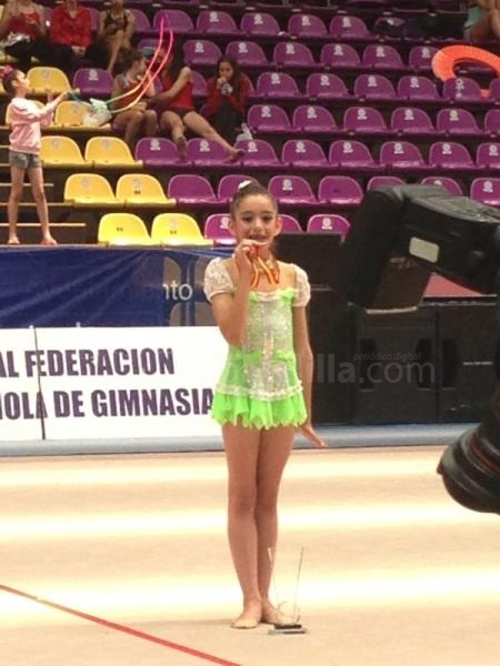 Gimnasia Rítmica (Campeonatos de España): Mireia Gutierrez la primera melillense en lograr medalla
