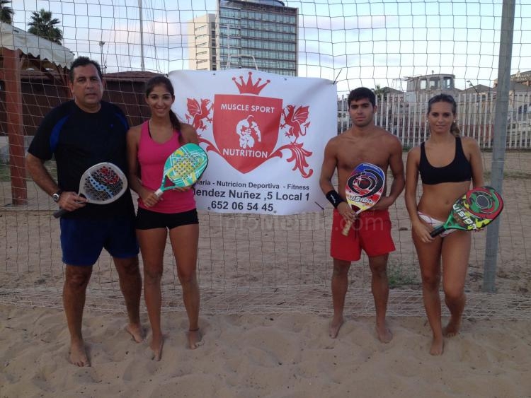 Tenis Playa (Torneo Muscle Sport Nutrition): Ana Torres y David Beltrán campeones de individual.