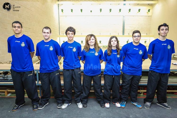 Equipo cadete de carabina y pistola