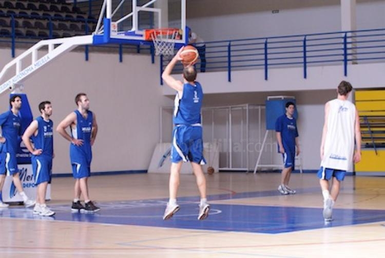 Uno de los entrenamientos durante la semana