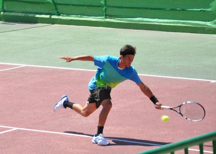 Ivan Arenas en pleno partido