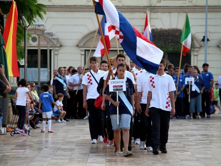 Acto oficial de inauguración de los campeonatos del mundo pesca mar costa U-16 y U-21