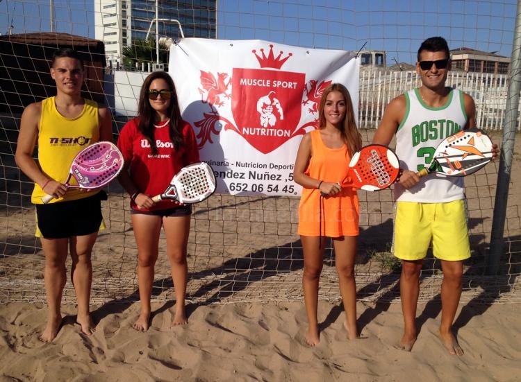 Tenis Playa (Torneo Muscle Sport Nutrition): Ana Torres y David Beltrán campeones de individual.