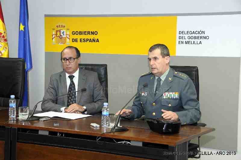 La Guardia Civil incrementa su plantilla en Melilla con 36 agentes que serán destinados a la frontera de Beni Enzar, Puerto y Aeropuerto