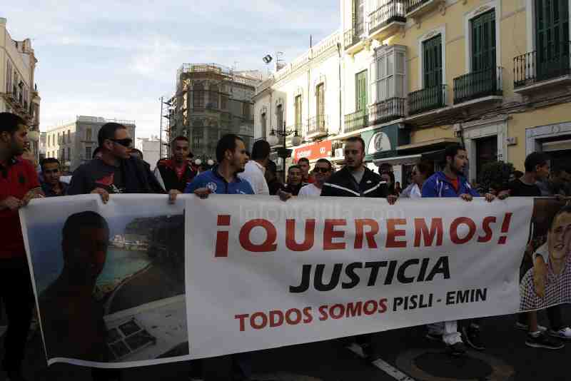 Piden justicia por la muerte de dos jóvenes por disparos de Marina marroquí