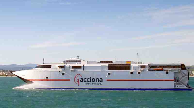Suspendida por el viento la línea de alta velocidad entre Melilla y Málaga