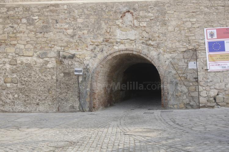 Comienzas las "complejas" obras de consolidación del túnel del Foso del Hornabeque
