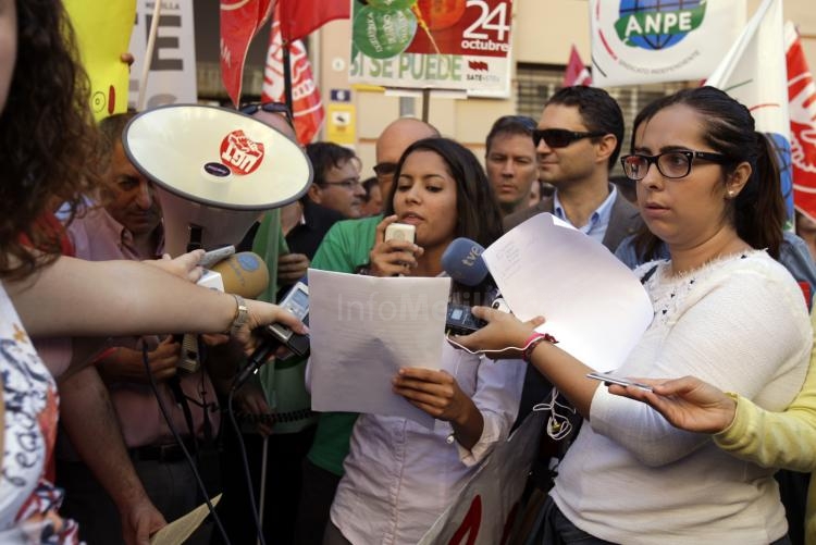 El Ministerio cifra en un 9,7% el seguimiento de la huelga de la enseñanza, mientras que los sindicatos aseguran que ha alcanzado el 50%