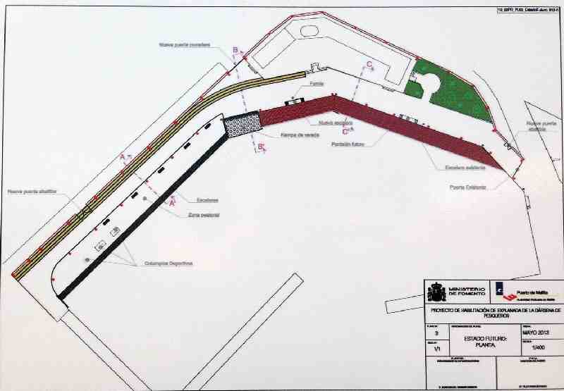 Melilla mejorará la imagen de la antigua dársena pesquera del puerto