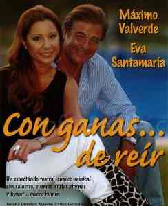 Máximo Valverde y Eva Santamaría llegan este fin de semana a Melilla con la obra de teatro ‘Con ganas de reír’