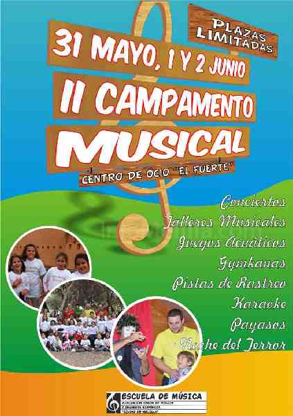 Un total de treinta niños participarán de el II Campamento musical de la Asociación banda de música, orquesta sinfónica y coro “Ciudad de Melilla”