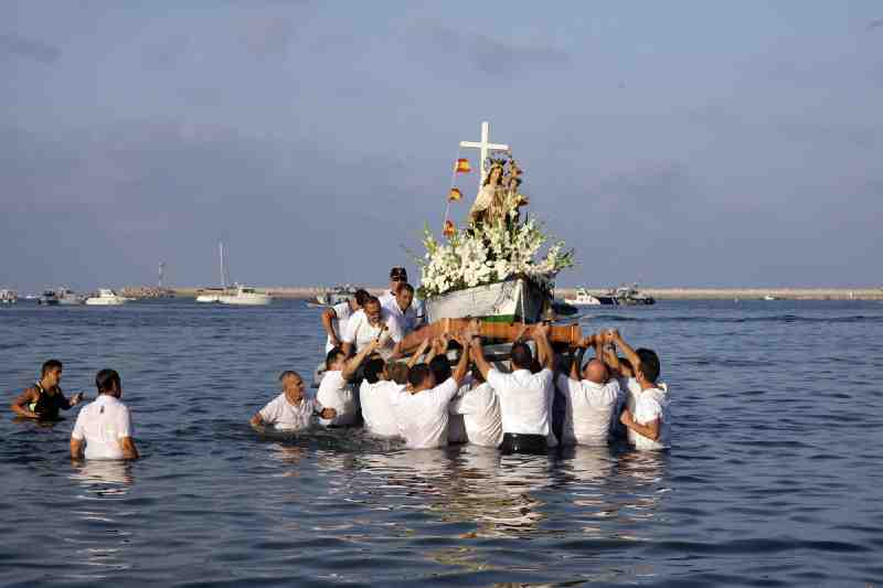 Melilla celebra la tradicional festividad del Carmen