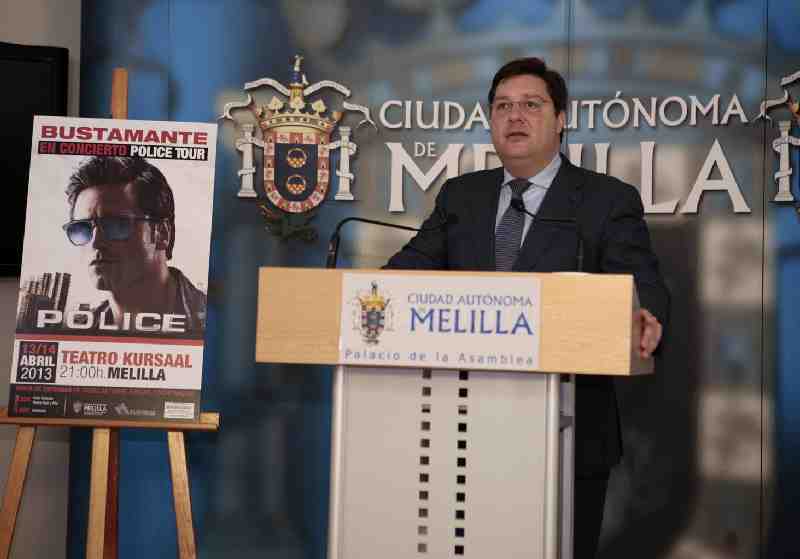 Bustamante actuará en Melilla 13 y 14 de abril dentro de su gira en teatros