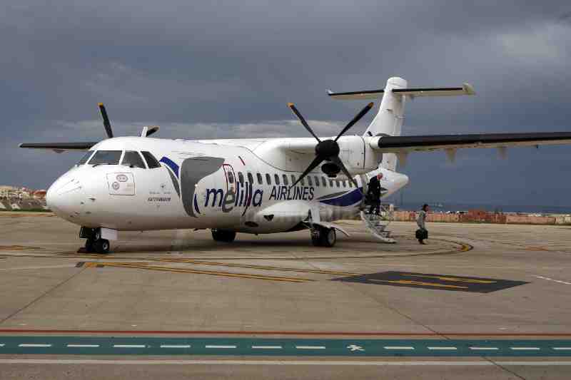 Su avión aterrizó en Melilla en la tarde del domingo, convirtiendose en un todo acontecimiento en las redes sociales